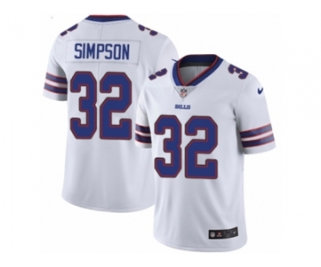 Men's Nike Buffalo Bills #32 O. J. Simpson Vapor Untouchable Limited White NFL Jersey