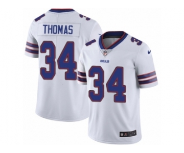 Men's Nike Buffalo Bills #34 Thurman Thomas Vapor Untouchable Limited White NFL Jersey