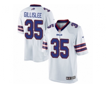 Men's Nike Buffalo Bills #35 Mike Gillislee Limited White NFL Jersey