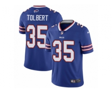 Men's Nike Buffalo Bills #35 Mike Tolbert Vapor Untouchable Limited Royal Blue Team Color NFL Jersey