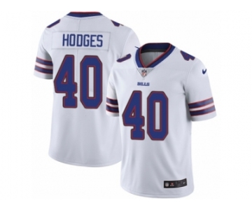 Men's Nike Buffalo Bills #40 Gerald Hodges White Vapor Untouchable Limited Player NFL Jersey