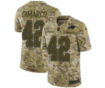 Men's Nike Buffalo Bills #42 Patrick DiMarco Limited Camo 2018 Salute to Service NFL Jersey