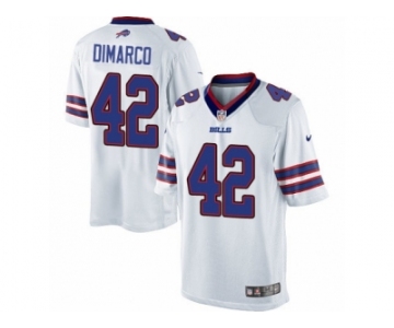 Men's Nike Buffalo Bills #42 Patrick DiMarco Limited White NFL Jersey