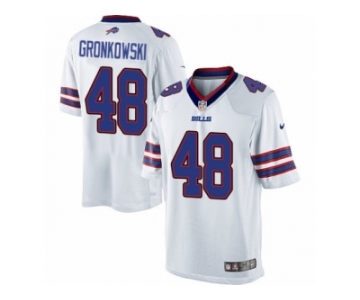 Men's Nike Buffalo Bills #48 Glenn Gronkowski Limited White NFL Jersey