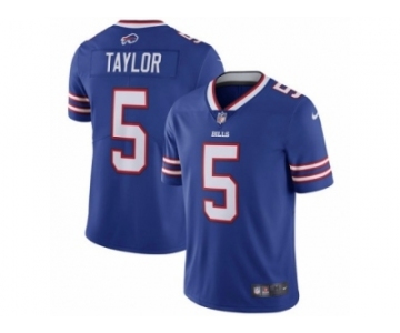 Men's Nike Buffalo Bills #5 Tyrod Taylor Vapor Untouchable Limited Royal Blue Team Color NFL Jersey