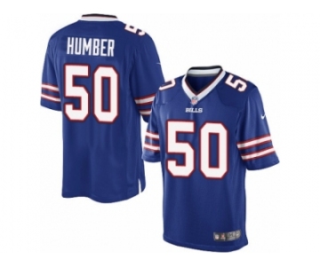 Men's Nike Buffalo Bills #50 Ramon Humber Limited Royal Blue Team Color NFL Jersey