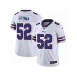 Men's Nike Buffalo Bills #52 Preston Brown Vapor Untouchable Limited White NFL Jersey