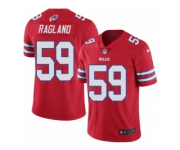 Men's Nike Buffalo Bills #59 Reggie Ragland Limited Red Rush NFL Jersey