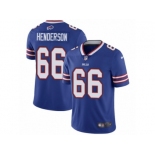 Men's Nike Buffalo Bills #66 Seantrel Henderson Vapor Untouchable Limited Royal Blue Team Color NFL Jersey