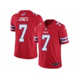 Men's Nike Buffalo Bills #7 Cardale Jones Limited Red Rush NFL Jersey