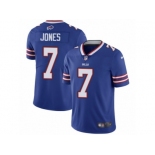 Men's Nike Buffalo Bills #7 Cardale Jones Vapor Untouchable Limited Royal Blue Team Color NFL Jersey