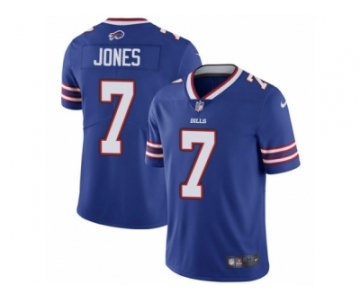 Men's Nike Buffalo Bills #7 Cardale Jones Vapor Untouchable Limited Royal Blue Team Color NFL Jersey