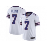 Men's Nike Buffalo Bills #7 Doug Flutie Vapor Untouchable Limited White NFL Jersey