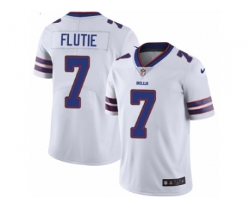 Men's Nike Buffalo Bills #7 Doug Flutie Vapor Untouchable Limited White NFL Jersey