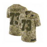 Men's Nike Buffalo Bills #73 Dion Dawkins Limited Camo 2018 Salute to Service NFL Jersey