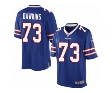 Men's Nike Buffalo Bills #73 Dion Dawkins Limited Royal Blue Team Color NFL Jersey