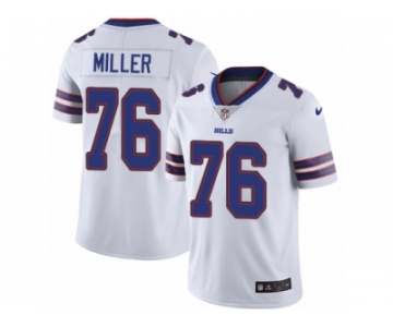 Men's Nike Buffalo Bills #76 John Miller Vapor Untouchable Limited White NFL Jersey