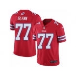 Men's Nike Buffalo Bills #77 Cordy Glenn Limited Red Rush NFL Jersey