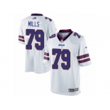 Men's Nike Buffalo Bills #79 Jordan Mills Limited White NFL Jersey