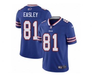 Men's Nike Buffalo Bills #81 Marcus Easley Vapor Untouchable Limited Royal Blue Team Color NFL Jersey