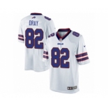 Men's Nike Buffalo Bills #82 Jim Dray Limited White NFL Jersey