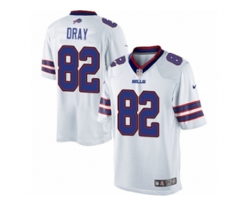 Men's Nike Buffalo Bills #82 Jim Dray Limited White NFL Jersey