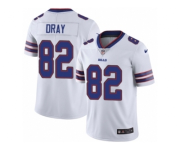 Men's Nike Buffalo Bills #82 Jim Dray Vapor Untouchable Limited White NFL Jersey