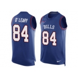 Men's Nike Buffalo Bills #84 Nick O'Leary Limited Royal Blue Player Name & Number Tank Top NFL Jersey