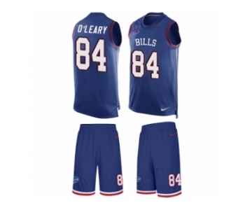 Men's Nike Buffalo Bills #84 Nick O'Leary Limited Royal Blue Tank Top Suit NFL Jersey