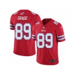 Men's Nike Buffalo Bills #89 Chris Gragg Limited Red Rush NFL Jersey