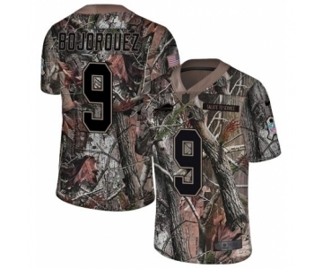 Men's Nike Buffalo Bills #9 Corey Bojorquez Limited Camo Rush Realtree NFL Jersey