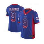 Men's Nike Buffalo Bills #9 Corey Bojorquez Limited Royal Blue Rush Drift Fashion NFL Jersey