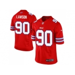 Men's Nike Buffalo Bills #90 Shaq Lawson Limited Red Rush NFL Jersey