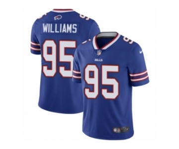 Men's Nike Buffalo Bills #95 Kyle Williams Vapor Untouchable Limited Royal Blue Team Color NFL Jersey