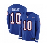 Nike Buffalo Bills #10 Jeremy Kerley Limited Royal Blue Therma Long Sleeve NFL Jersey