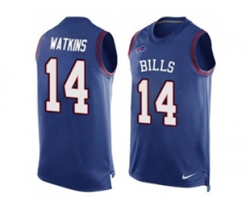 Nike Buffalo Bills #14 Sammy Watkins Royal Blue Team Color Men's Stitched NFL Limited Tank Top Jersey