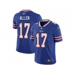 Nike Buffalo Bills #17 Josh Allen Royal Blue Team Color Men Stitched NFL Vapor Untouchable Limited Jersey