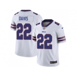 Nike Buffalo Bills #22 Vontae Davis White Men Stitched NFL Vapor Untouchable Limited Jersey