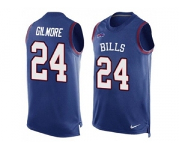 Nike Buffalo Bills #24 Stephon Gilmore Royal Blue Team Color Men's Stitched NFL Limited Tank Top Jersey