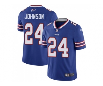 Nike Buffalo Bills #24 Taron Johnson Royal Blue Team Color Men Stitched NFL Vapor Untouchable Limited Jersey