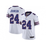 Nike Buffalo Bills #24 Taron Johnson White Men Stitched NFL Vapor Untouchable Limited Jersey