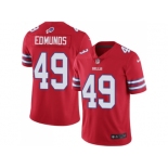 Nike Buffalo Bills #49 Tremaine Edmunds Red Men Stitched NFL Limited Rush Jersey