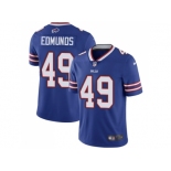 Nike Buffalo Bills #49 Tremaine Edmunds Royal Blue Team Color Men Stitched NFL Vapor Untouchable Limited Jersey