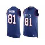 Nike Buffalo Bills #81 Marcus Easley Royal Blue Team Color Men's Stitched NFL Limited Tank Top Jersey