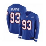 Nike Buffalo Bills #93 Trent Murphy Limited Royal Blue Therma Long Sleeve NFL Jersey