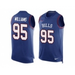 Nike Buffalo Bills #95 Kyle Williams Royal Blue Team Color Men's Stitched NFL Limited Tank Top Jersey