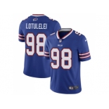 Nike Buffalo Bills #98 Star Lotulelei Royal Blue Team Color Men Stitched NFL Vapor Untouchable Limited Jersey