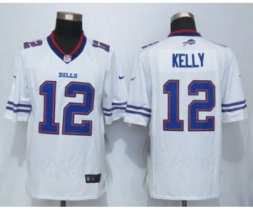 nike nfl jerseys buffalo bills #12 jim kelly white[nike Limited]