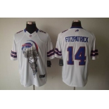 nike nfl jerseys buffalo bills #14 ryan fitzpatrick white[helmet tri-blend limited]