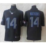 nike nfl jerseys buffalo bills #14 watkins black[nike impact limited][watkins]